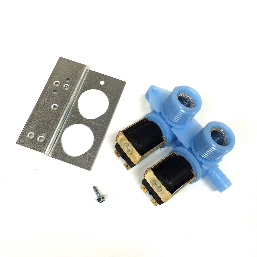 thumbnail image 2 of Universal Water Inlet Valve 285805 - Compatible With Whirlpool, Kenmore, KitchenAid, Maytag Washers 2 of 5