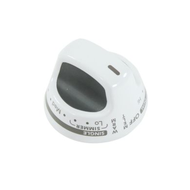 W10193253 Dual Burner Knob White